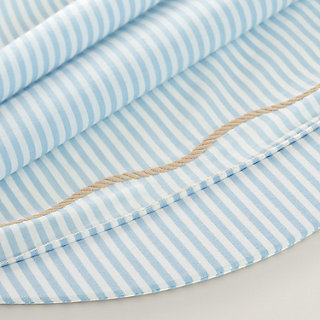 Ancre Marine triangle scarf - Blue | Hermès USA
